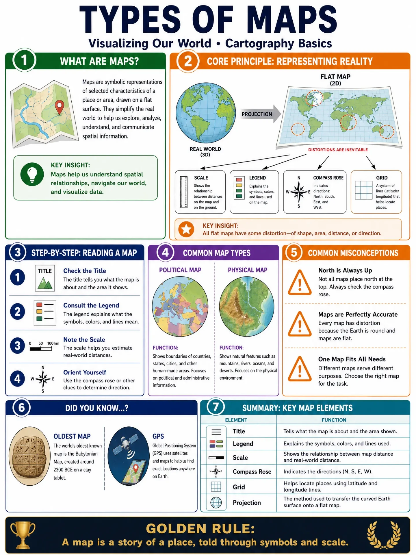 Geography — Types of Maps